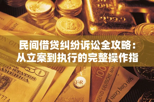 武汉民间借贷纠纷诉讼全攻略：从立案到执行的完整操作指南