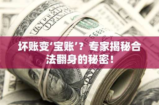 武汉坏账变‘宝账’？专家揭秘合法翻身的秘密！