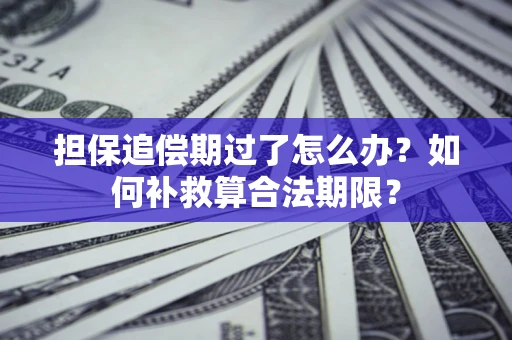 武汉担保追偿期过了怎么办？如何补救算合法期限？