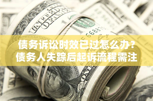 武汉债务诉讼时效已过怎么办？债务人失踪后起诉流程需注意什么？