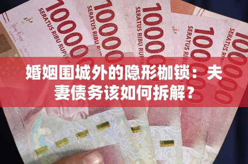 武汉婚姻围城外的隐形枷锁：夫妻债务该如何拆解？