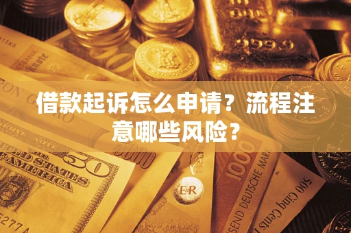 武汉借款起诉怎么申请？流程注意哪些风险？