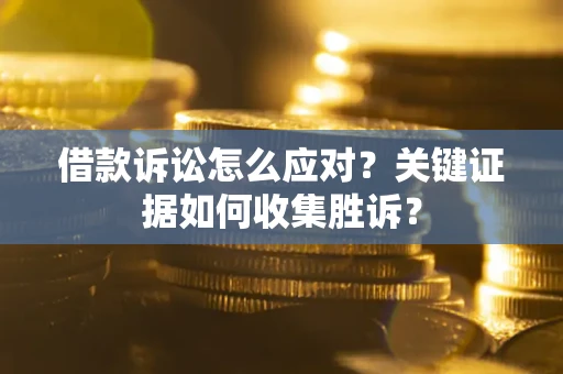 武汉借款诉讼怎么应对？关键证据如何收集胜诉？