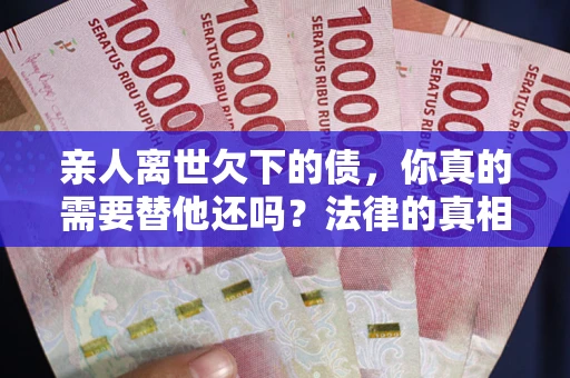 武汉亲人离世欠下的债，你真的需要替他还吗？法律的真相或许与你想的不一样