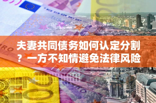 武汉夫妻共同债务如何认定分割？一方不知情避免法律风险必看！